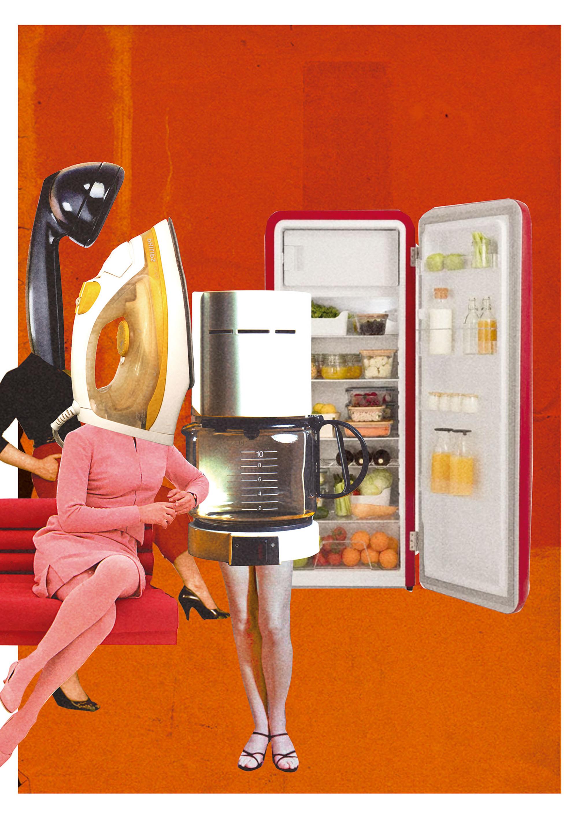 ilustración asistentes de voz inteligencia artificial